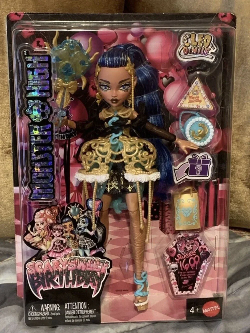 Monster High Scary Sweet Birthday Cleo DeNile Doll Collectible Gift